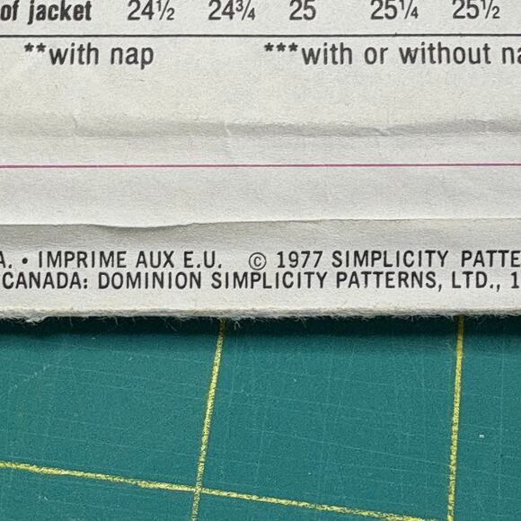 Vtg Uncut Misses Jiffy Knits Pullover Dress, Jacket Pattern Simplicity 7965 Sz10 - Picture 6 of 6